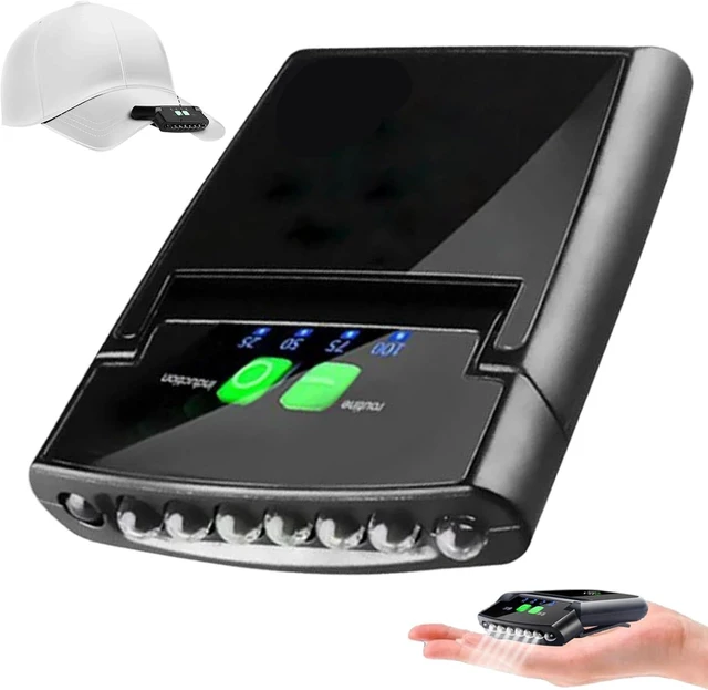 Alt view image 7 of 10 - Hat Clip Light, 6 LED Hat Light, USB Rechargeable Hat Lights Clip On Sensing Waterproof Cap Light for Reading Hunting Camping Fishing Hat Lights Clip On LED Hat Clip on Flashlight Hat Light