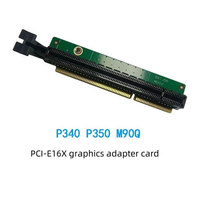 Alt view image 5 of 6 - PCIe Riser Adapter Board for Tiny Desktop Systems Network Card and GPU Expansion Compatible with M720Q M920X M910X P330 P350 M90Q Card (Tiny6 Version)