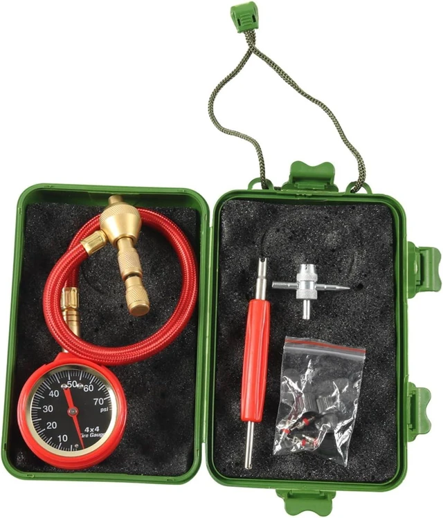 Alt view image 7 of 12 - Road Tire Pressure Gauges Set Rapid Air Down Deflator High Precisions Tire Deflator for Accurate Measurement