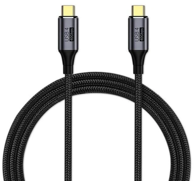 Alt view image 9 of 14 - USB4.0 40Gbps USB-C Male to Male Type-C Cable with PD 100W and 8K@60Hz 5K@60Hz Compatible with USB3.1 Thunderbolt3/4/5 (0.5m)