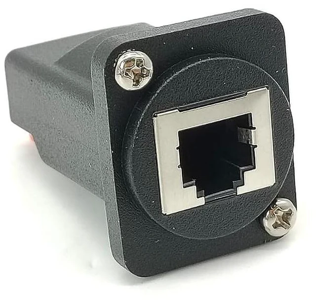 Alt view image 10 of 10 - Elecbee RJ11 RJ12 6P6C Breakout Board Terminal Block Connector Terminal Straight to RJ45 Straight Female(1PC)