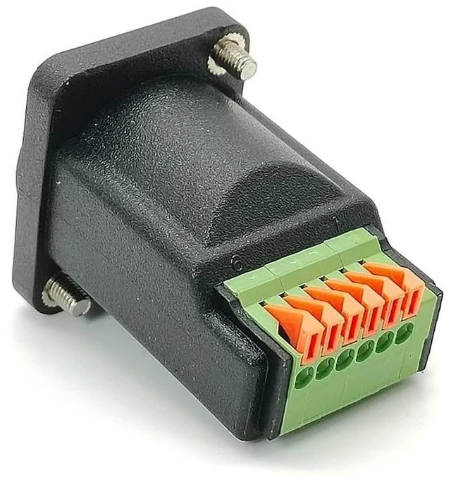 Alt view image 8 of 10 - Elecbee RJ11 RJ12 6P6C Breakout Board Terminal Block Connector Terminal Straight to RJ45 Straight Female(1PC)