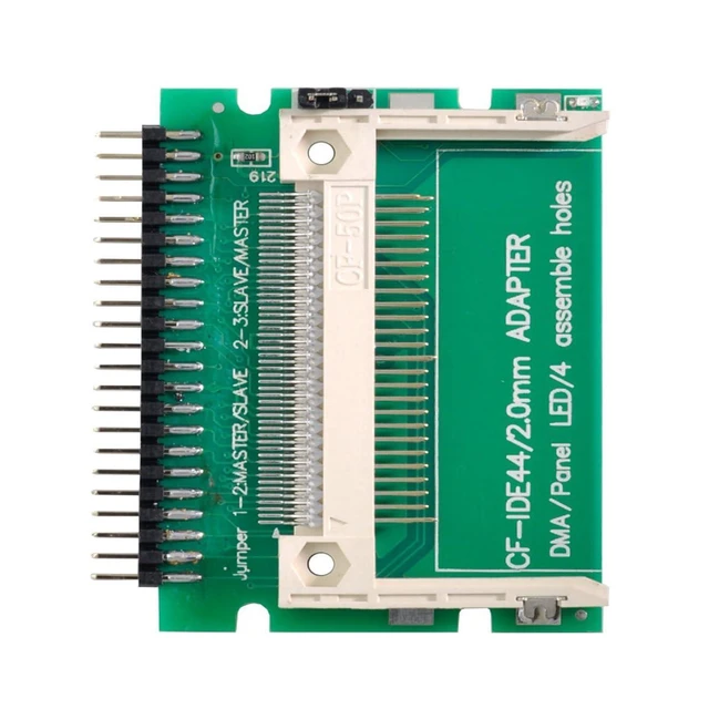 Alt view image 8 of 14 - CF Compact Flash Memory Card True-IDE Mode to Laptop 2.5" 44 Pins Male IDE Hard Disk Drive HDD SSD Adapter Supports Master Slave Mode