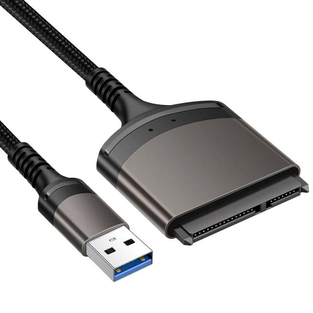 Alt view image 8 of 14 - 5Gbps USB 3.0 Type-A to SATA 22 Pin Adapter Cable for 2.5" Hard Disk Drive SSD