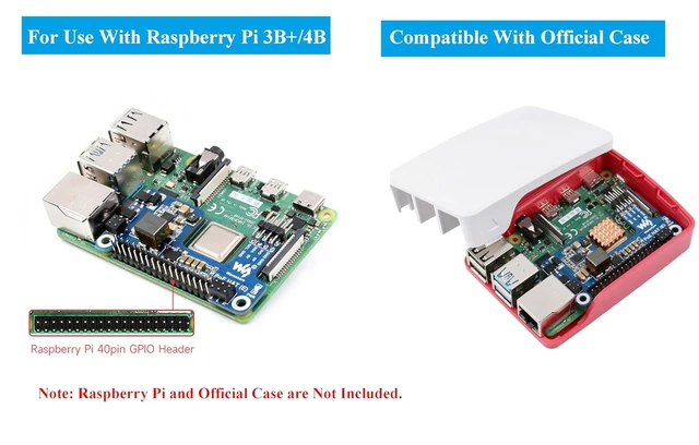 Alt view image 11 of 14 - PoE HAT for Raspberry Pi 4B/3B+, Power Over Ethernet (PoE) Support 802.3af, Compatible with Official Case, Supports Cooling Fan