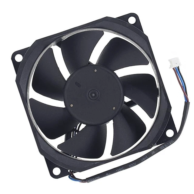 Alt view image 6 of 6 - New AUB0712HJ-00 BKC DC12V 0.4A 3Pins 70 * 70 * 25MM 7CM Projector Cooling Fan for Delta