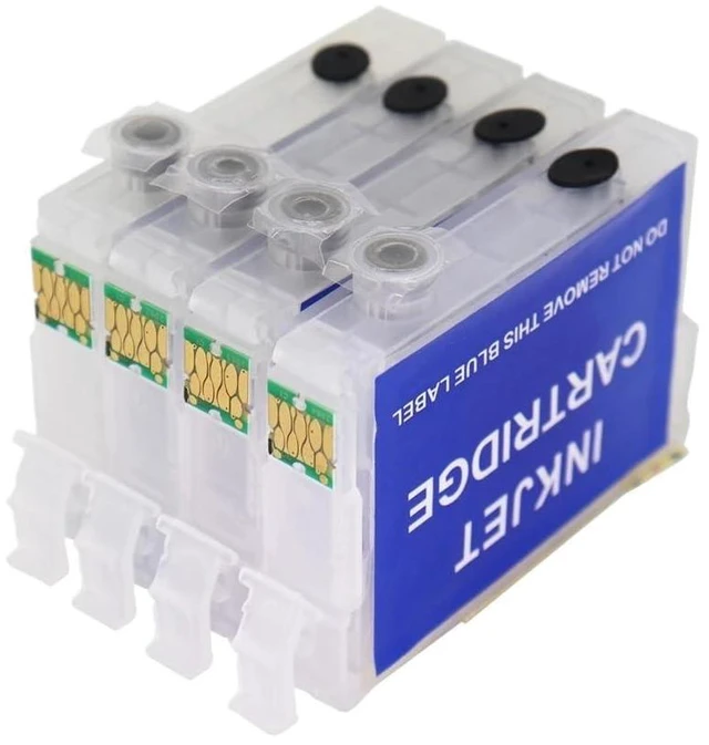 Alt view image 12 of 12 - T34XL T3471-T3474 Compatible Ink Cartridge Refill Compatible with Workforce Pro WF-3720 WF-3725 Printer with ARC Chip