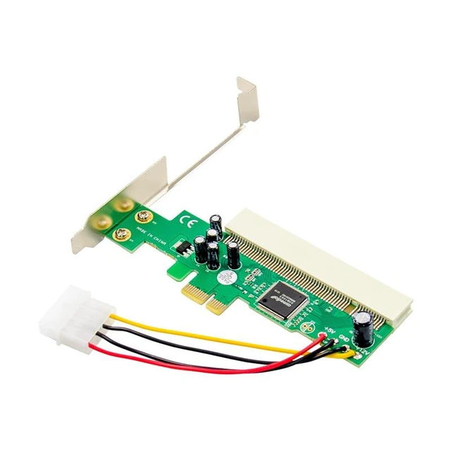 Alt view image 5 of 8 - Desktop computer graphics card PCI-E to PCI expansion card PCI-E 1x to PCI adapter card ASM1083