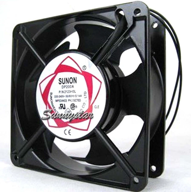 Alt view image 2 of 3 - SUNON DP300A 12CM AC 380V 50/60Hz 23/21W SLEEVE HSL 3123HSL Cooling fan for case,box
