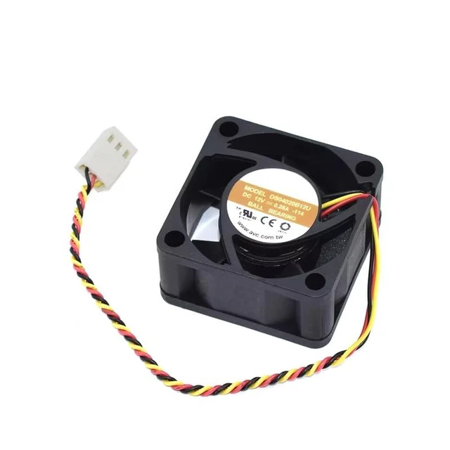 Alt view image 3 of 4 - for DS04020B12U DC12V 0.25A 3Lines Server Square Cooling Fan