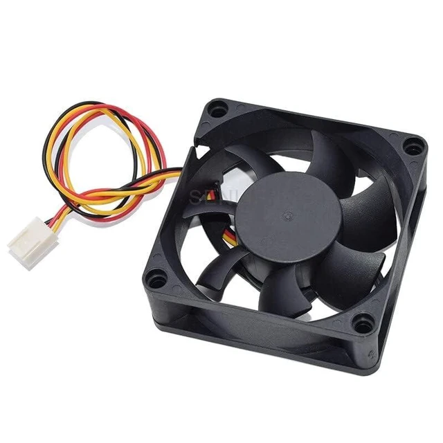Alt view image 7 of 8 - New for EC7025L12ER 7025 70x70x25mm DC12V 0.14A 70 MM Three Wires Server Cooling Fan