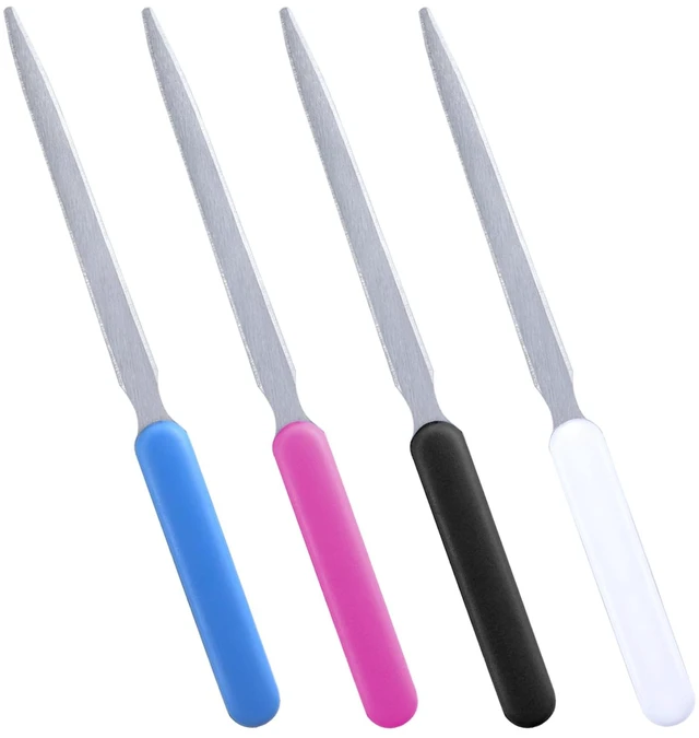 Alt view image 8 of 14 - 4 Pack Multicolor Letter Openers,Stainless Steel Envelope Opener Slitter,Mail Opener Knife,Letter Opener Envelope Slitter,Paper Knife,Sharp Letter Opener,Perfect for Office,Home and School Use