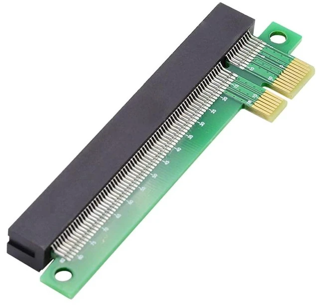 Alt view image 8 of 14 - Express 1x to 16x Extender Converter Riser Card Adapter Male to Female Extension for Graphics Card
