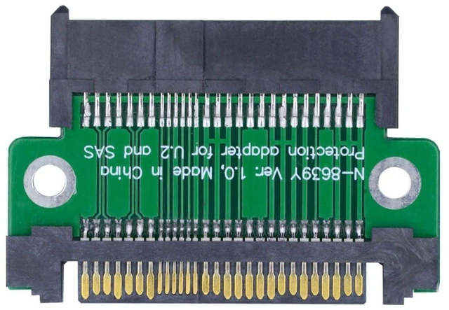 Alt view image 8 of 14 - SFF-8639 NVME U.2 U2 PCIe 4.0 SSD Adapter Male to Female Extension 68pin PCI Express PCBA