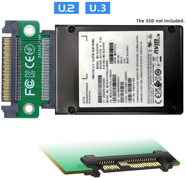 Alt view image 14 of 14 - SFF-8639 NVME U.2 U2 PCIe 4.0 SSD Adapter Male to Female Extension 68pin PCI Express PCBA