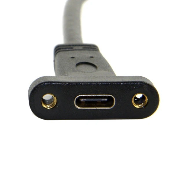 Alt view image 14 of 14 - USB 3.1 Gen 2 10Gbps USB Type-E Motherboard to USB C Front Panel Header Extension Cable Adapter with 12cm PCI-E Bracket