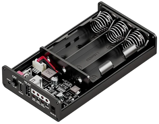 Alt view image 14 of 14 - Solar Power Controller with MPPT, 5V/3.1A USB Type-C & USB-A Output, Dual Power Input Energy Management Module for IoT, Environmental Monitoring, and Green Energy Projects