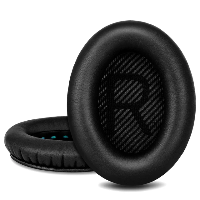 Alt view image 7 of 12 - Professional Replacement Ear Pads for Bose QuietComfort 35 QC15 QC25 QC2 QC35/ Ae2 Ae2i Ae2w SoundTrue & SoundLink Over-Ear/Around-Ear Headphones/Soft Protein Leather (Black)