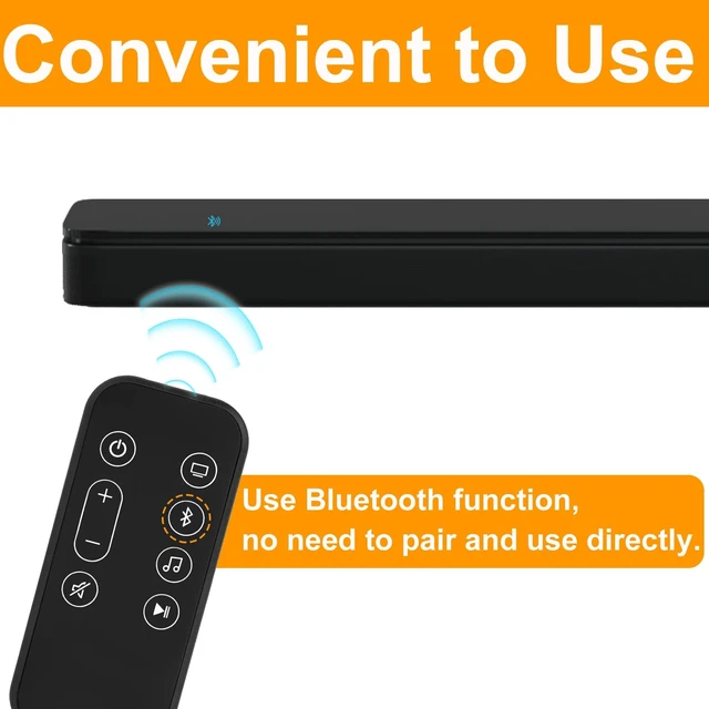 Alt view image 10 of 14 - Remote Control for Bose Smart Soundbar 300 Only, 843299-1100 Remote Control Replacement, Compatible with Bose 300 Soundbar Remote with Battery
