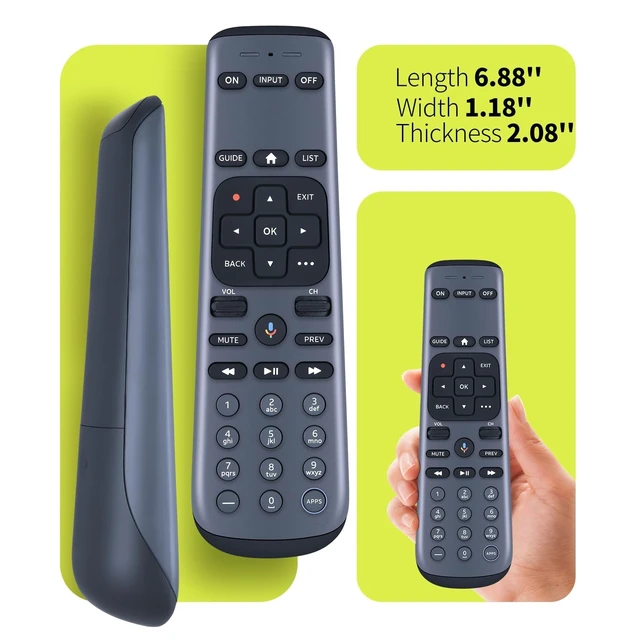 Alt view image 12 of 14 - RC83V RC4693701/01BR Remote Control for AT&T DIRECTV 10701-A4-002 Models: P21KW-500 Stream Box & Older Models, C71KW-200 & C71KW-400 Osprey Receiver Set-Top Boxes, Gemini Air