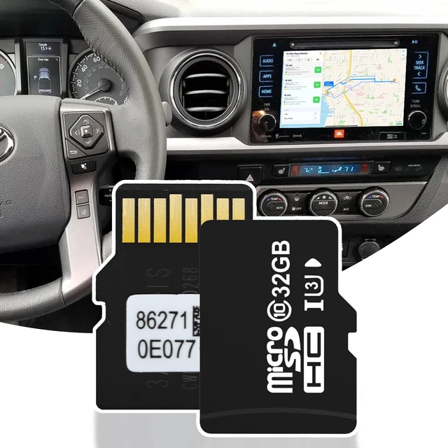 Alt view image 8 of 14 - 2026 Latest Navigation SD Card GPS Map Update 86271-0E077 for Toyota Highlander, Tacoma, Sienna, RAV4, Tundra, 4Runner, Prius, Venza, Mirai, Corolla, Camry, Avalon, Toyota Map Card for USA/Canada