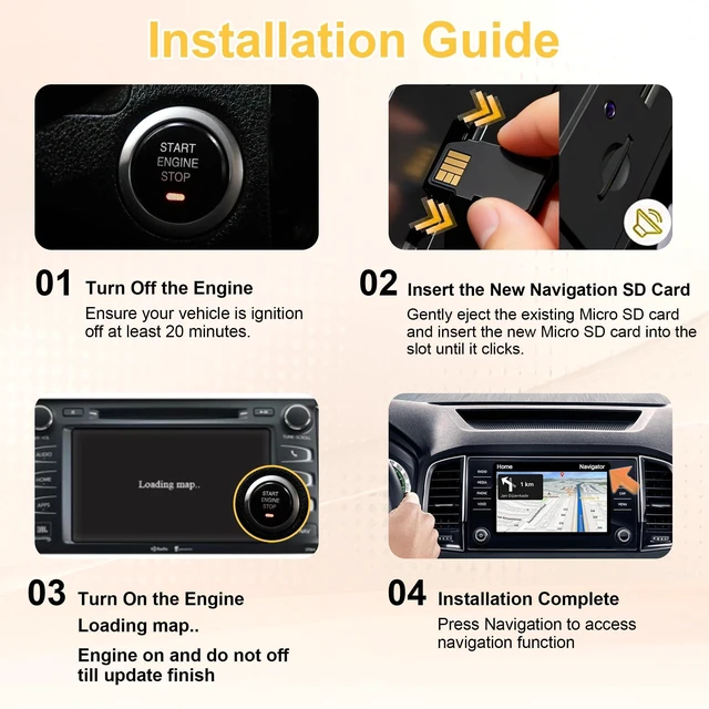 Alt view image 11 of 14 - 2026 Latest Navigation SD Card GPS Map Update 86271-0E077 for Toyota Highlander, Tacoma, Sienna, RAV4, Tundra, 4Runner, Prius, Venza, Mirai, Corolla, Camry, Avalon, Toyota Map Card for USA/Canada