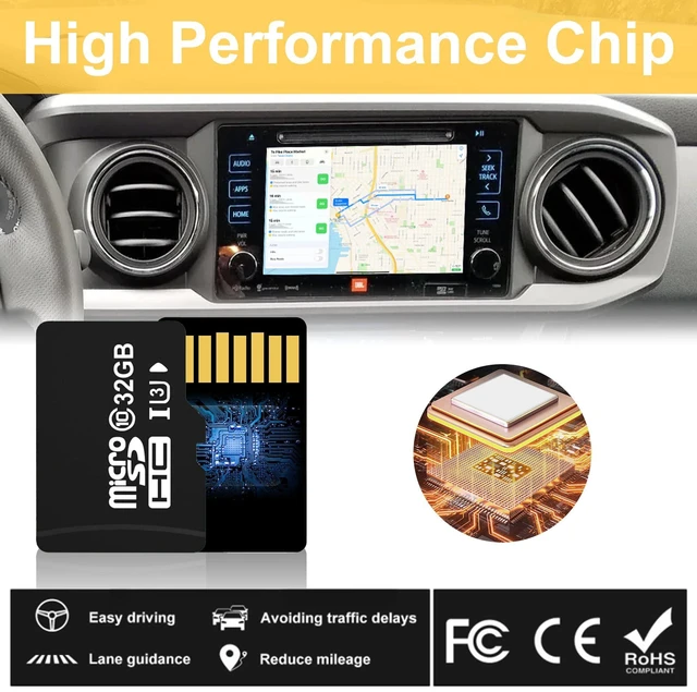 Alt view image 13 of 14 - 2026 Latest Navigation SD Card GPS Map Update 86271-0E077 for Toyota Highlander, Tacoma, Sienna, RAV4, Tundra, 4Runner, Prius, Venza, Mirai, Corolla, Camry, Avalon, Toyota Map Card for USA/Canada