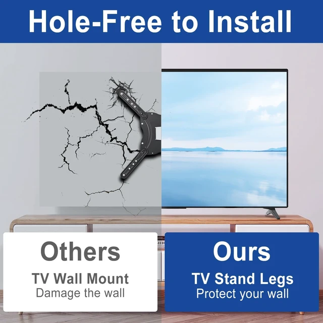 Alt view image 11 of 14 - TV Stand Legs for LG TV Legs 60 65 in 65UQ7950 65UJ6300 65UJ6320 65UJ6540 65UK6200 65UK6500 65UK6500PLA 65UM7300 65UN7300 60UJ6200 60UJ6300 60UK6200 60UM6950 60UN7300 for LG Television Stand wr Screw