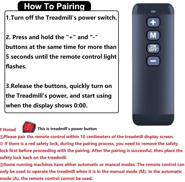 Alt view image 3 of 7 - Treadmill Remote Control Replacement Under Desk Treadmill Remote Portable Treadmill Controller with Speed and Incline Adjustment Compatible with Wildroot Organic 3 in 1 Treadmills