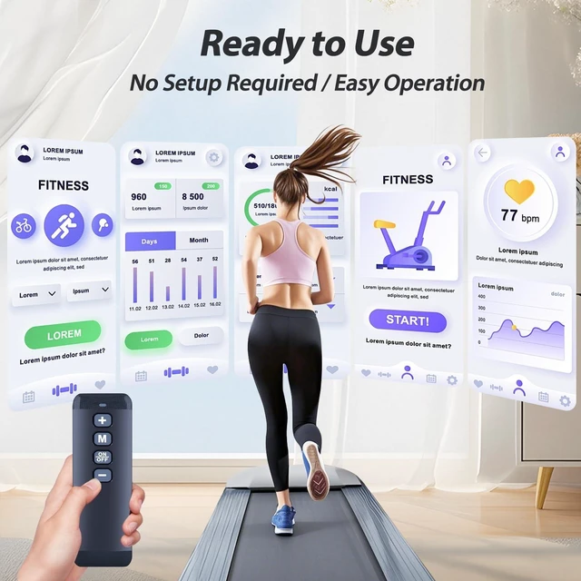 Alt view image 5 of 7 - Treadmill Remote Control Replacement Under Desk Treadmill Remote Portable Treadmill Controller with Speed and Incline Adjustment Compatible with Wildroot Organic 3 in 1 Treadmills