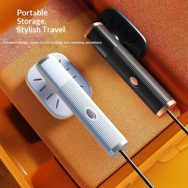 Alt view image 5 of 9 - SOEWIOU Portable USB Steam Iron, Mini Handheld Clothes Garment Steamer, Household Anti-scald Fabric Wrinkle Remover, Lightweight Travel Electric Iron for Home Travel