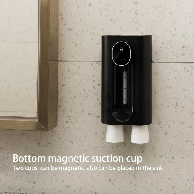 Alt view image 6 of 8 - SOEWIOU New Smart Induction Mouthwash Dispenser, USB Rechargeable Automatic Magnetic Water Feeder for Home Oral Care