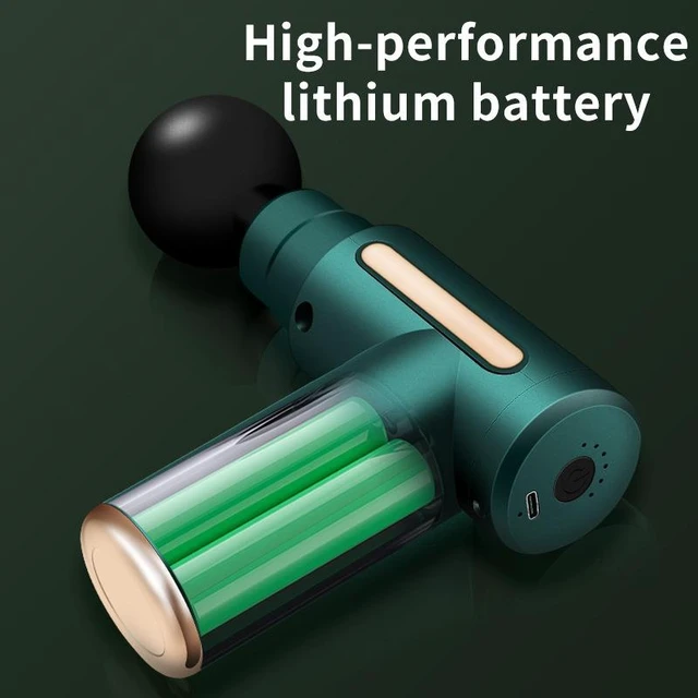 Alt view image 9 of 13 - SOEWIOU Mini USB Rechargeable Fascia Gun, Electric Muscle Massager, Deep Tissue Relief Therapy Gun