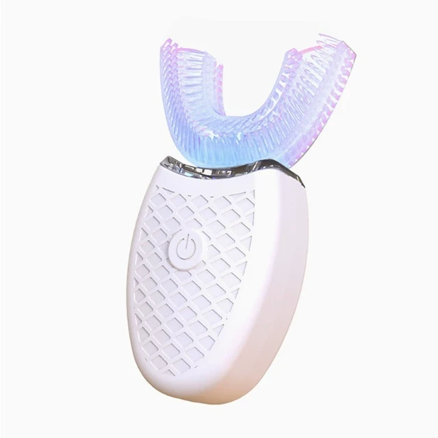 Alt view image 5 of 8 - SOEWIOU U-Shaped Electric Toothbrush for Adults, Automatic Sonic Tooth Cleaner, Soft Bristles, Rechargeable, Waterproof, White