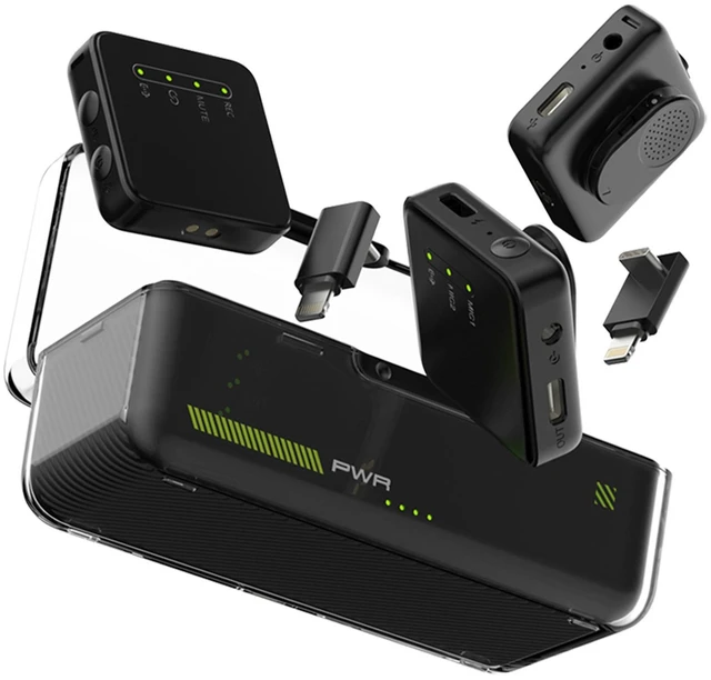 Alt view image 4 of 4 - SOEWIOU M29 Wireless Lavalier Microphone 1 TX 2 RX, Built-in Sound Card, Noise Reduction, Compatible with Phone & Computer, All-in-One Live Streaming Kit for Recording Broadcast TikTok YouTube