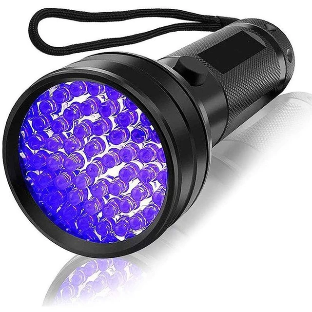 Alt view image 6 of 10 - SOEWIOU 51 LED UV Black Light Flashlight, Ultraviolet Scorpion Detector, Portable UV Flashlight for Money Check, Anti-Counterfeiting, Resin Curing and Stain Detection