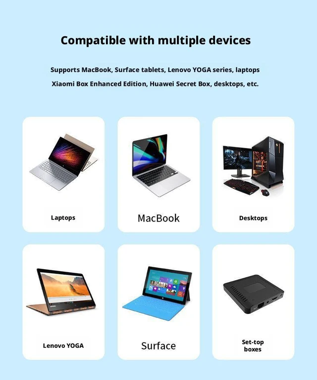Alt view image 8 of 11 - SOEWIOU USB-C to RJ45 Gigabit Ethernet Adapter, Type-C to LAN Network Converter, Plug & Play for Laptop & Tablet