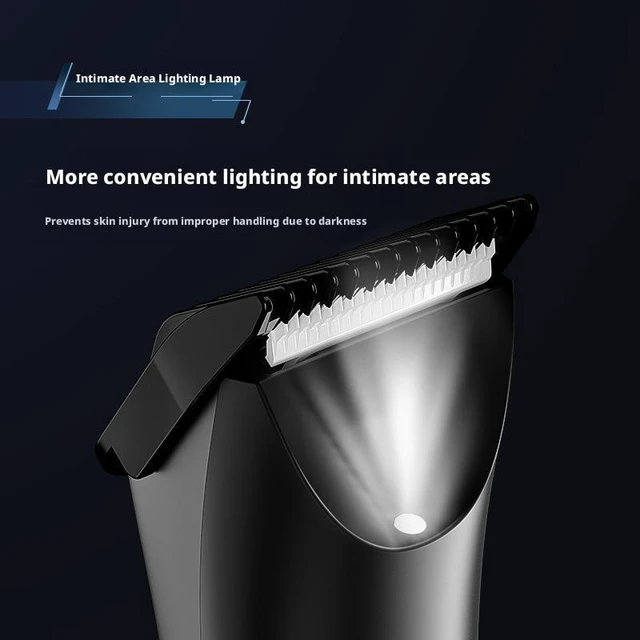 Alt view image 10 of 10 - SOEWIOU Men's Electric Body Hair Trimmer, Ceramic Blade, Digital Display, Waterproof, for Private Parts, Underarms & Groin Grooming