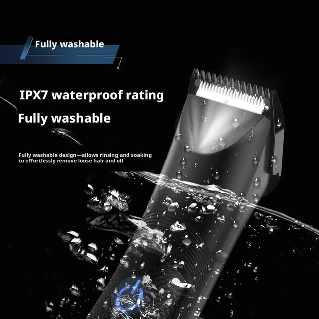 Alt view image 9 of 10 - SOEWIOU Men's Electric Body Hair Trimmer, Ceramic Blade, Digital Display, Waterproof, for Private Parts, Underarms & Groin Grooming