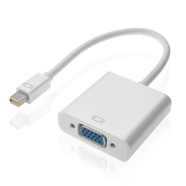 Alt view image 4 of 9 - SOEWIOU Mini DP to VGA Adapter, Mini DisplayPort to VGA Converter for MacBook Apple Laptop to Monitor Projector