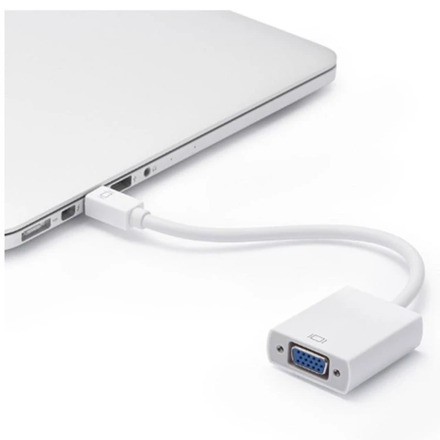 Alt view image 6 of 9 - SOEWIOU Mini DP to VGA Adapter, Mini DisplayPort to VGA Converter for MacBook Apple Laptop to Monitor Projector