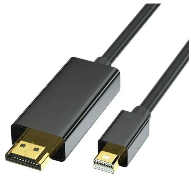 Alt view image 4 of 6 - SOEWIOU Mini DP to HDMI Cable 4K, Thunderbolt to HDMI Adapter for Laptop PC TV Monitor Projector