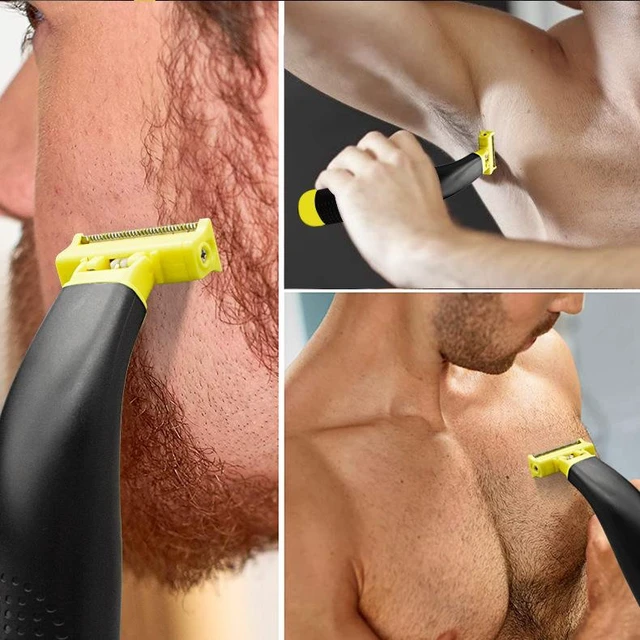 Alt view image 10 of 12 - SOEWIOU Men's Electric Hair Trimmer, USB Rechargeable Whole Body Washable Shaver for Body, Legs & Face