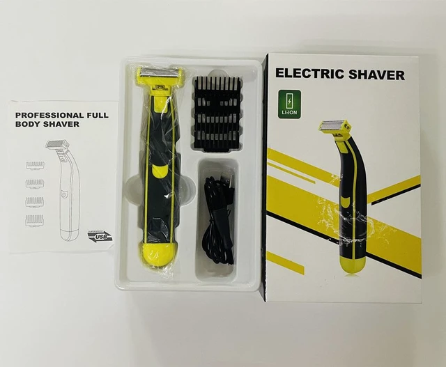 Alt view image 11 of 12 - SOEWIOU Men's Electric Hair Trimmer, USB Rechargeable Whole Body Washable Shaver for Body, Legs & Face