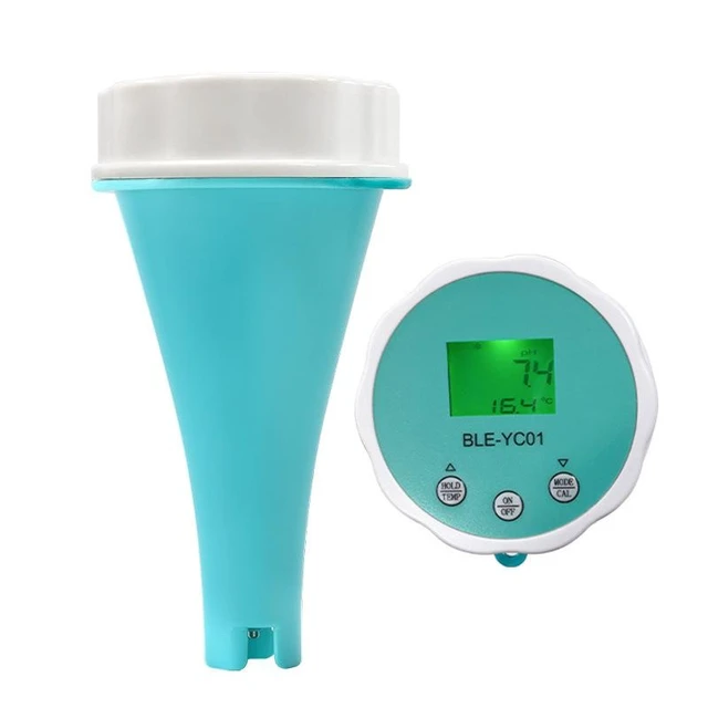 Alt view image 6 of 10 - SOEWIOU Floating Pool Water Tester, 6-in-1 PH/EC/TDS/ORP/Free Chlorine/Residual Chlorine Detector, Bluetooth APP Smart Water Quality Analyzer