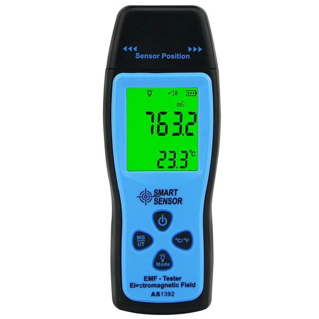 Alt view image 4 of 6 - SOEWIOU AS1392 Electromagnetic Radiation Tester, Handheld EMF Meter for Home & Industrial Use, 30Hz300Hz Frequency Range