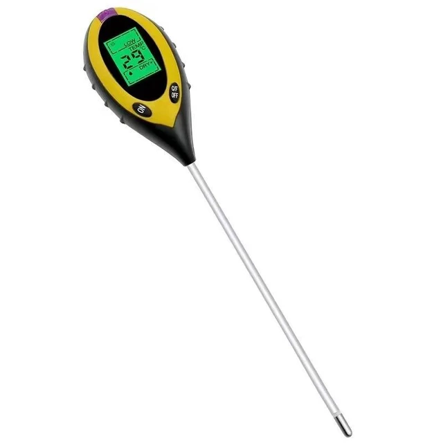 Alt view image 3 of 4 - SOEWIOU 4-in-1 Soil Tester, Light & Temperature Meter, Soil Moisture & pH Value Tester, Gardening Soil Test Instrument for Garden Farm Lawn