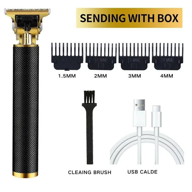 Alt view image 4 of 4 - SOEWIOU T9 Electric Hair Clipper, Cordless Rechargeable Hair Trimmer, Zero-Gapped Balding Shaver & Oil Head Carving Clipper