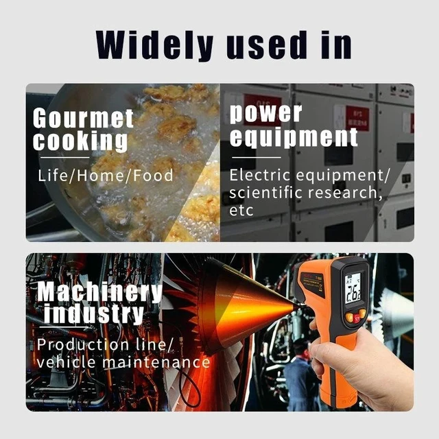 Alt view image 11 of 12 - SOEWIOU NJTY T600 & T600A Non-Contact Infrared Thermometer, Digital IR Temperature Gun