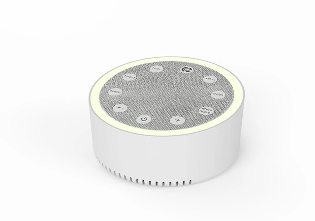 Alt view image 6 of 10 - SOEWIOU Custom Mold White Noise Sleep Machine, Soothing Sound Therapy Speaker with Breathing Light, Mood & Sleep Regulator